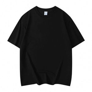 Camiseta Unisex Personalizada de Cuello Redondo, Tejido Grueso de 230gsm, 280gsm, 300gsm, 320gsm, Corte Regular, Estampado en Serigrafía, Hombros Caídos - Product Image 3