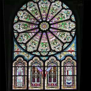 Phong cách nhà thờ cổ điển Châu Âu sơn thủy tinh trang trí cho khách sạn, biệt thự nhà thờ - Product Image 6