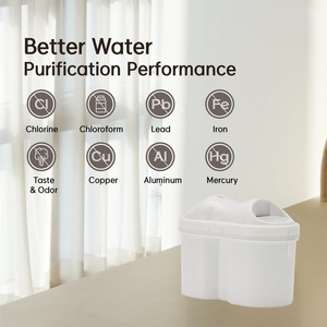 Caraffa Filtrante per <span class=keywords><strong>Acqua</strong></span> a Carbone Attivo Manuale di Alta Qualità 3,5L per Uso Domestico e Outdoor con Ionizzatore Sostituibile - Product Image 3