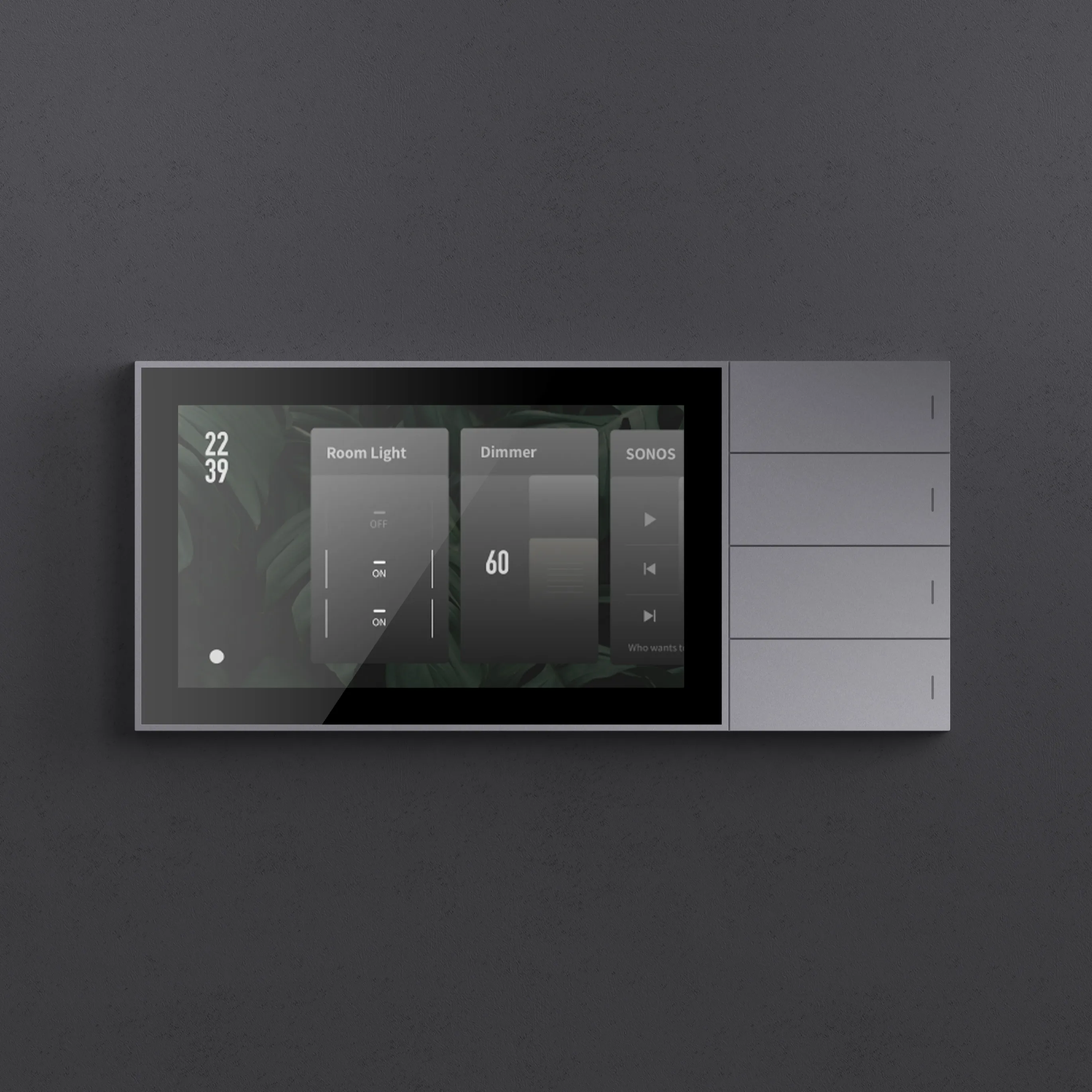 LifeSmart Smart Home AC Control Panel Light Switch Dimmer Control Automation Touch Screen Control Pad Nature 7 pro