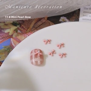 Set de Dijes 3D para <span class=keywords><strong>Uñas</strong></span> con Corazón y Lazo <span class=keywords><strong>Rosa</strong></span> Pastel, Adornos de Estilo Kawaii para Diseños de <span class=keywords><strong>Uñas</strong></span> Modernos - Product Image 6