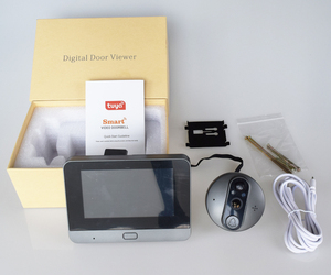 Moniteur d'intérieur 4,3 pouces, visiophone <span class=keywords><strong>numérique</strong></span> <span class=keywords><strong>Wifi</strong></span> Tuya avec caméra de porte, 1080P - Product Image 6