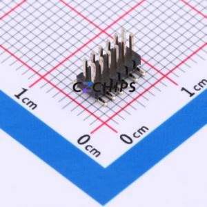 DZ127S-22-12-55 Pin Header SMD,P=1.27mm Connector 2x6P 1.27mm Pin Header Vertical Mount - Product Image 1