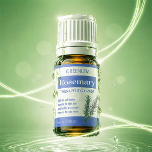 Huile Essentielle de Romarin Pressée à Froid Qualité Thérapeutique 100% Pure & Naturelle Parfum Citron Vert 5ml pour Soins de la Peau Marque Privée - Product Image 1