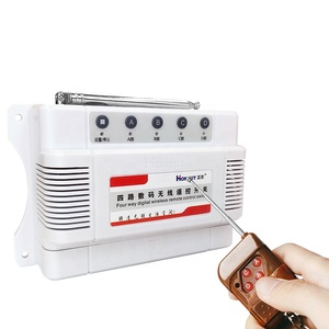 Trung thực 220V 12V 24V 4ch kênh tiếp sức RF không dây điều khiển từ xa chuyển 2 máy phát + Receiver kiểm soát cửa bắt đầu - Product Image 4