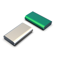 Casing kotak tahan air ekstrusi aluminium logam Ip67 kustom untuk instrumen elektronik