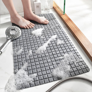 Machine Washable TPE <strong>Bath</strong> Tub <strong>Mat</strong> Non-Slip Shower <strong>Mats</strong> with Suction Cups and Wave Pattern Bathtub Bathroom <strong>Mats</strong> - Product Image 2