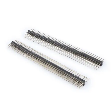 3x3 90 Degree 1.27mm Machined Electrical 12pin Plug Pin Header 180 Ph2.0 Female Straight Round Header Pins Smt Connector