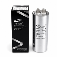 Condensateur à film polypropylène HuaYouXIng CBB65 10-100uF 370-630VAC en aluminium pour compresseur de climatiseur/moteur de ventilateur de condenseur