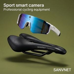 Lunettes de sport intelligentes SNT SOLIS avec caméra 8MP, enregistrement vidéo, lecteur de musique, contrôle par application, lunettes intelligentes IA 2026 - Product Image 4