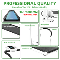 Equipo de Fitness para el Hogar, Caminadora Eléctrica Plegable, Caminadora Fácil de Usar, Máquina para Correr, Caminadora para Gimnasio en Casa