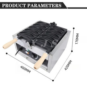 เครื่องทำวาฟเฟิลไฟฟ้าเครื่องทำวาฟเฟิลแบบไม่ติดน่ารักรูปกล้วย<span class=keywords><strong>แพน</strong></span><span class=keywords><strong>เค้ก</strong></span>220V อุปกรณ์ครัว - Product Image 5
