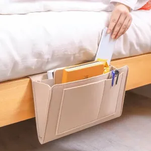 Felt <b>Bedside</b> <b>Storage</b> Organizer Anti-slip <b>Bedside</b> Bag Bed Side Hanging Couch <b>Storage</b> Bed Holder Pockets for - Product Image 1