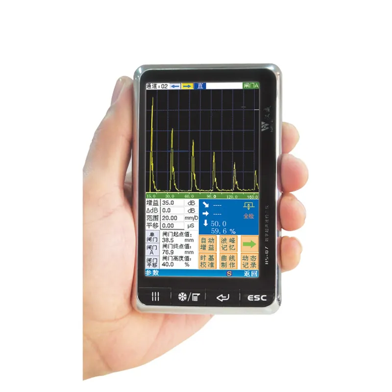 Fabricant En Gros HS-Q7 Mobile Téléphone Numérique À Ultrasons Détecteur À Ultrasons Test Détecteur de Défauts Par Ultrasons