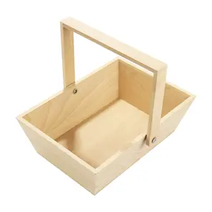 FSC&BSCI Wooden Fruit Basket for Kitchen, Multi-Functional Fruit Bowl, Wooden Fruit Holder