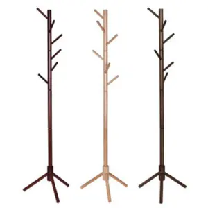 High-Grade 6 Hooks Super Easy Assembly Coat Hanger Stand for Clothes Tree Coat Rack Stand