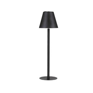 Minimalist Black Metal Floor Lamp Cone Shade LED 2700K Soft Warm White Light Living Room Desk Lamp AC 220V <b>Switch</b> <b>Control</b> - Product Image 1