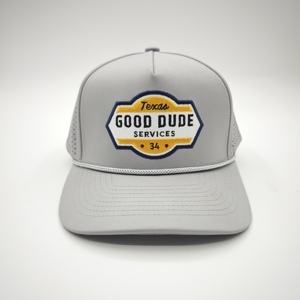 Casquettes de golf sportives imperméables en tissu Dobby, personnalisables avec logo brodé, séchage rapide, 5 panneaux, ajustables – Vente chaude - Product Image 2