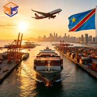 Agent logistique chinois DDP/DDU Fret maritime LCL/FCL Fret aérien Expédition porte-à-porte Kinshasa Brazzaville Dédouanement