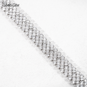 Bracelet en diamant de laboratoire de forme ronde certifié IGI, or 18 carats, bracelet en diamant de laboratoire à taille fantaisie - Product Image 5