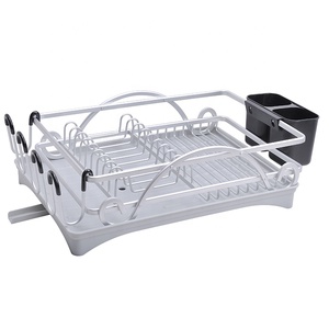 Estante para <span class=keywords><strong>platos</strong></span> individual, soporte para drenaje, <span class=keywords><strong>escurridor</strong></span> <span class=keywords><strong>de</strong></span> secado, soporte <span class=keywords><strong>de</strong></span> aluminio, organizador para almacenamiento <span class=keywords><strong>de</strong></span> cocina - Product Image 5