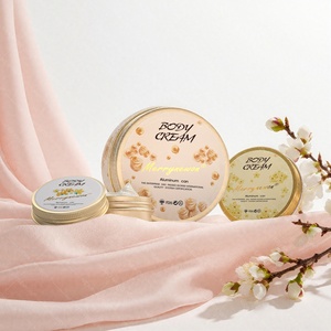 Eco Friendly Body Butter Jar <b>Aluminium</b> Jar Cosmetic Custom Tin Jar Cosmetic Tin Packaging - Product Image 3