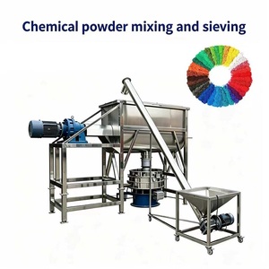 Linea di miscelazione e setacciatura a nastro per farina fine di amido di cassava da 1000L e 2000L - Product Image 2