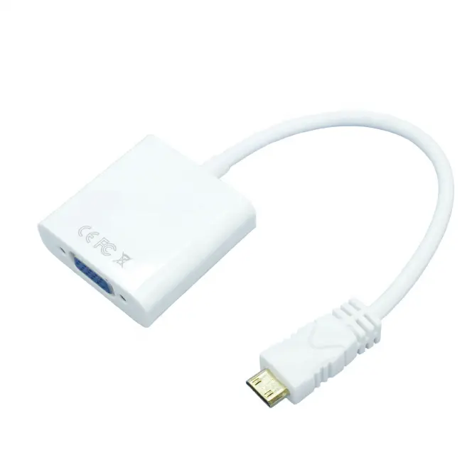 Oem Nieuwe Hoge Kwaliteit 20Cm Mini 1080P Hdmi Male Naar Vga Female Adapter Converter Aansluitkabel Voor Computer hdcp