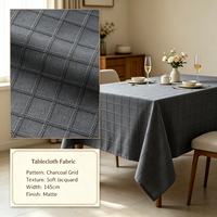 Tissu Jacquard Tissé 100% Polyester du Fabricant, Résistant à l'Usure, Largeur 98 pouces, pour Nappe de Table, Restauration, Textile de Maison, Tapisserie