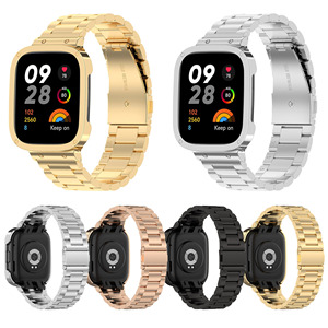 BEEFLYPOWER Nuevo Producto Correa de Acero Inoxidable para <span class=keywords><strong>Mi</strong></span> Watch <span class=keywords><strong>Lite</strong></span> <span class=keywords><strong>3</strong></span>, Brazalete para Xiaomi Redmi Watch <span class=keywords><strong>3</strong></span> - Product Image 1