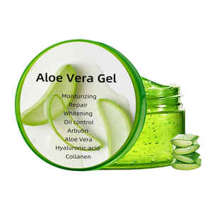 개인 로고 브라이트닝 젤 알로에 베라 페이스 크림 천연 유기농 99% 순수 알로에 베라 젤 - Product Image 5