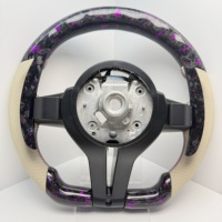 Volant en cuir forgé en carbone avec affichage LED M Sport pour F10 F15 F20 F22 F30 F32 F36 M4 F82 M3 F80 E87 E90 E92 E60