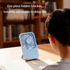 Ventilador de Escritorio Mini Plegable de Tres Velocidades con Batería Recargable USB Tipo-C para Uso en el Hogar, el Automóvil y al Aire Libre - Product Image 2
