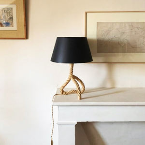 โคมไฟตั้งโต๊ะแบบโมเดิร์นสำหรับห้องนั่งเล่นโคมไฟตั้งโต๊ะแบบย้อนยุคดีไซน์เชือกสำหรับโคมไฟตั้งโต๊ะข้างเตียง - Product Image 6