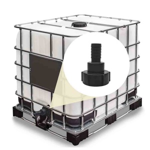 วาล์วเชื่อมต่อถังน้ำ S60 X 6 IBC สำหรับข้อต่อสายยางในสวน อุปกรณ์เชื่อมต่อสายถังน้ำ อะแดปเตอร์สายถังน้ำ วาล์วเปลี่ยนถังเก็บน้ำ - Product Image 3