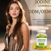 OEM/ODM Gummies de vitamines naturelles à 100 % avec iode, zinc, potassium, magnésium et minéraux pour améliorer la mémoire, le sommeil et les femmes enceintes