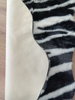 Hochwertige und Großhandel Leopard Cow Print Teppich Home Plüsch Kaninchen Kunst pelz Teppich für Wohnzimmer