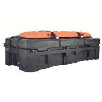 Glacière Moderne Écologique en PE Réutilisable Rotomoulée Portable Robuste 95L Double Compartiment Antichoc Étanche Absorption Thermique