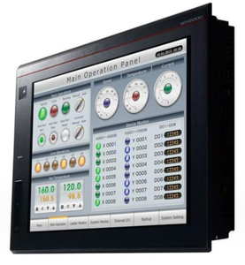 GT1155-QSBD-C 10.4" HMI Touch Screen Panel, 640x480 TFT Color Display, <b>Ethernet</b>/<b>USB</b> Interface for PLC Control - Product Image 1