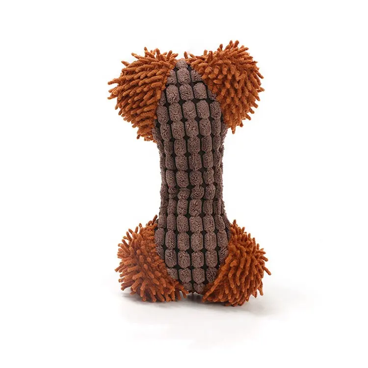 カスタムデザインボーンシリーズソフトぬいぐるみきしむ犬のおもちゃセット犬のためのペットぬいぐるみ