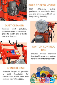 Electric <strong>Concrete</strong> Grinding <strong>Machine</strong> 330mm Grinding <strong>Machine</strong> Epoxy Surface Polishing Factory Floor Polishing 11 Kilowatt Motor - Product Image 2