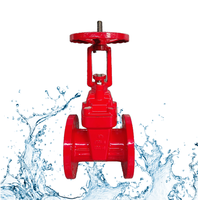 Vanne à opercule en fonte ductile OS&Y à tige montante avec siège métallique DN80-400 Classe 150 à bride API 600 Manuelle Industrielle Eau OEM