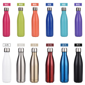 Sublimation Blank Eco-Friendly Stainless Steel Bullet Shape Vacuum <b>Flask</b> with 12-24 Hours Thermal Insulation Travel Water <b>Bottle</b> - Product Image 4
