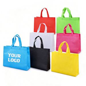 Bolsa de tela no tejida reciclable para compras, bolsa de compras reutilizable ecológica personalizada, bolsas de supermercado impresas con logotipo personalizado - Product Image 1