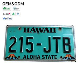 Targa Personalizzata Vintage Stile <span class=keywords><strong>Hawaii</strong></span> Aloha State, Campione Gratuito, MOQ Basso per Decorazione - Product Image 1