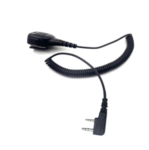 Micrófono de Mano para Walkie Talkie, Micrófono Remoto de Hombro con Altavoz para BaoFeng UV5R UV16 <span class=keywords><strong>UV9R</strong></span> Kenwood TK, <span class=keywords><strong>Radio</strong></span> Bidireccional - Product Image 1