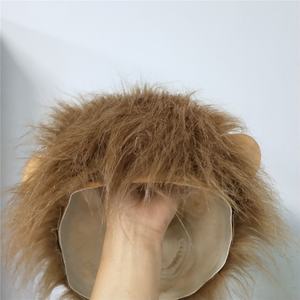 Realistico re <span class=keywords><strong>leone</strong></span> <span class=keywords><strong>maschera</strong></span> in lattice per adulti Halloween & natale/festa di Capodanno Cosplay testa animale Costume - Product Image 5