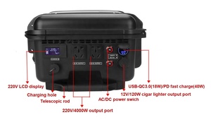 Generador Solar Portátil de 220v 4000w 3127wh para Exteriores, Gran Venta - Product Image 2