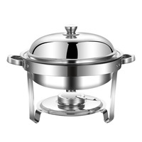 Ensemble de chauffe-plats en acier inoxydable pour hôtellerie et restauration Ensemble de chauffe-plats pour buffet Ensemble de chauffe-plats pour hôtel