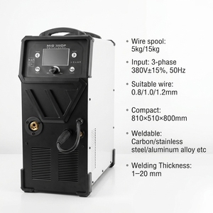 Soldadora <span class=keywords><strong>MIG</strong></span> MAG Lift TIG MMA de Calidad Alemana, con Gas/Sin Gas, Doble Pulso, Inversor IGBT, 380/400V, MIG300DPP - Product Image 1